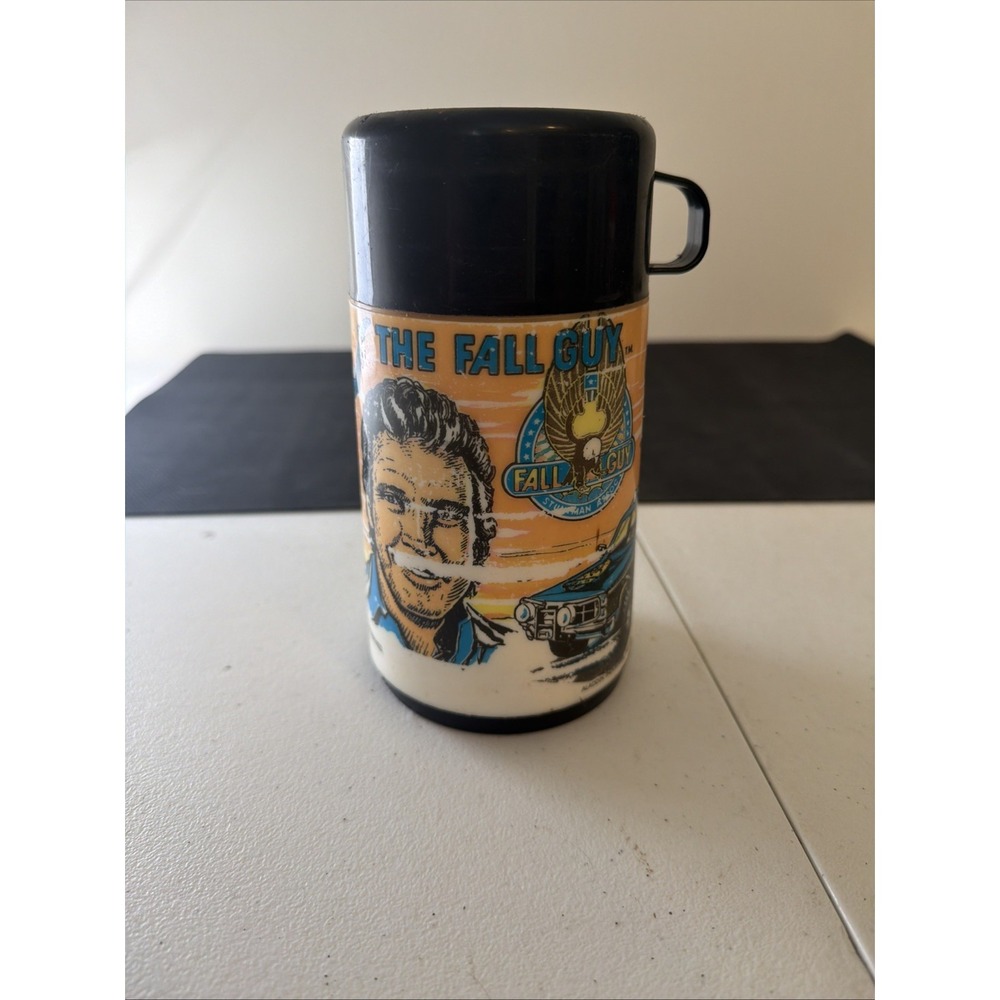 The Fall Guy Aladdin Thermos Vintage 1981 TV Show Memorabilia Plastic